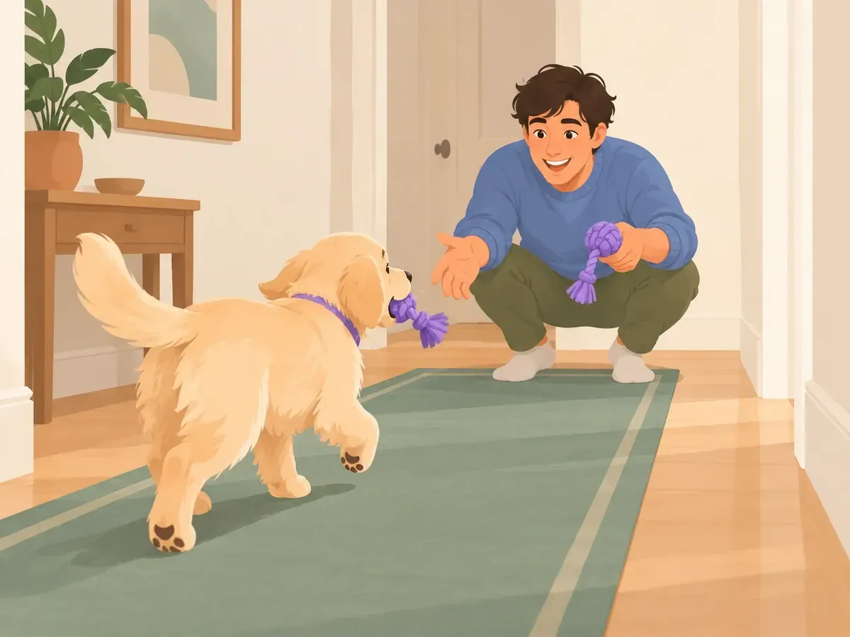 Teaching fetch, step by step